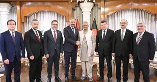 তুর্কি সংসদীয় প্রতিনিধিদলের সঙ্গে প্রধান উপদেষ্টার বৈঠক